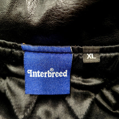 【中古品】【メンズ】  INTERBREED インターブリード × RAW ロウ VARSITY JACKET バーシティ ジャケット アウター 142-250109-as-32-izu サイズ：XL カラー：ブラック 万代Net店