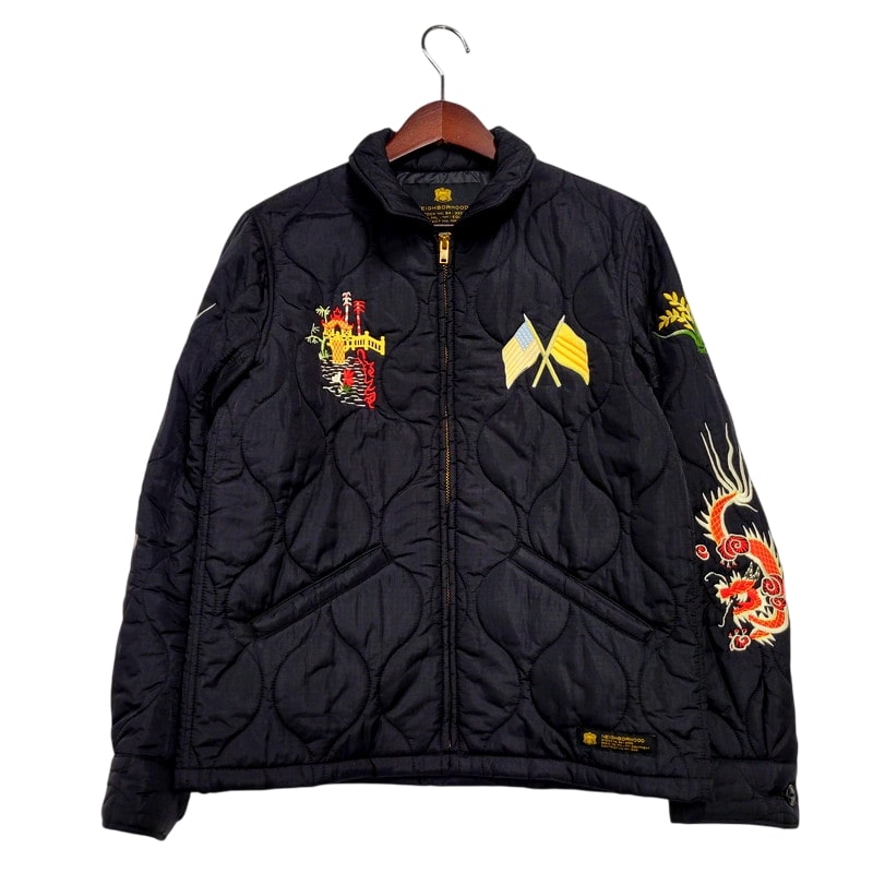 【中古品】【メンズ】 NEIGHBORHOOD ネイバーフッド 16SS SOUVENIR-Q / N-JKT 161UCNH-JKM03 スーベニア ジャケット アウター 142-250109-as-30-izu サイズ：S カラー：ブラック 万代Net店