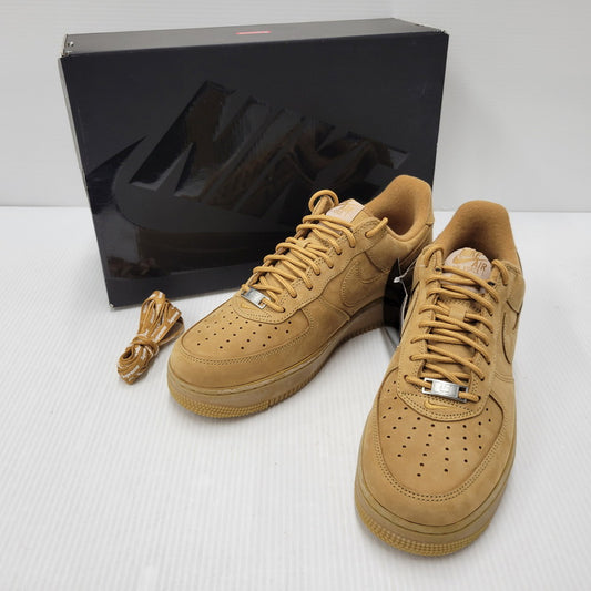 【中古美品】【メンズ】 NIKE ナイキ × SUPREME シュプリーム AIR FORCE 1 LOW W SP DN1555-200 エア フォース 1 ロー W SP スニーカー シューズ 靴 160-250714-as-36-izu サイズ：27cm カラー：FLAX/FLAX-GUM LIGHT BROWN 万代Net店