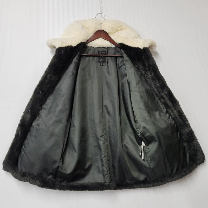 【中古品】【メンズ】 Guess ゲス YG4W7851 STAR FUR JACKET スターファージャケット アウター 長袖 142-250111-ma-04-izu サイズ：S カラー：黒/白 万代Net店