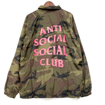 【中古品】【メンズ】  ANTI SOCIAL SOCIAL CLUB アンチソーシャルソーシャルクラブ CAMO COACH JACKET カモ コーチジャケット アウター 142-250114-as-05-izu サイズ：XL カラー：マルチカラー 万代Net店