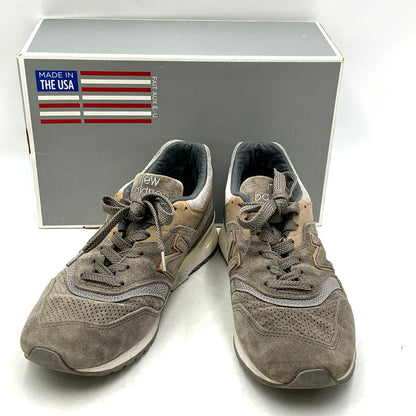 【中古品】【メンズ】 NEW BALANCE ニューバランス M997FGG SUEDE LEATHER スエードレザー USA製 スニーカー シューズ 靴 162-250111-ay-03-izu サイズ：28cm カラー：グリーン 万代Net店