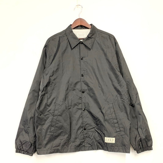 【中古品】【メンズ】 WACKO MARIA ワコマリア × LEE PERRY リー・ペリー 17SS COACH JACKET コーチジャケット バックプリント コラボ アウター 142-250111-ay-12-izu サイズ：L カラー：ブラック 万代Net店