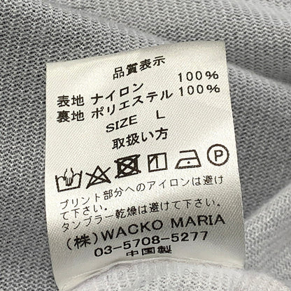 【中古品】【メンズ】 WACKO MARIA ワコマリア × LEE PERRY リー・ペリー 17SS COACH JACKET コーチジャケット バックプリント コラボ アウター 142-250111-ay-12-izu サイズ：L カラー：ブラック 万代Net店