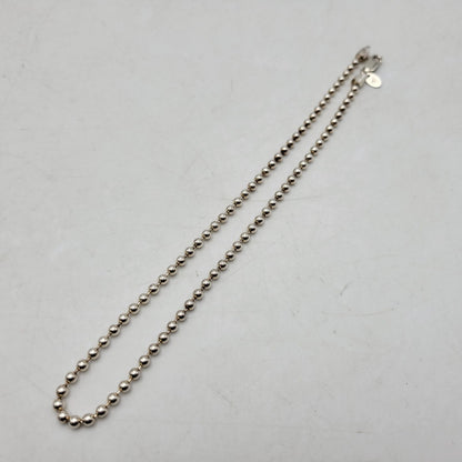 【中古品】【メンズ/レディース】  SAAD サード SV925 BALL CHAIN NECKLACE ボールチェーンネックレス アクセサリー 191-250112-as-03-izu カラー：シルバー 万代Net店