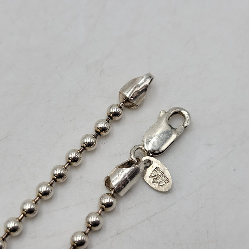 【中古品】【メンズ/レディース】  SAAD サード SV925 BALL CHAIN NECKLACE ボールチェーンネックレス アクセサリー 191-250112-as-03-izu カラー：シルバー 万代Net店