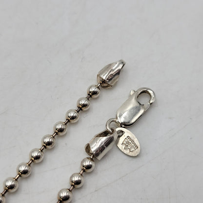 【中古品】【メンズ/レディース】  SAAD サード SV925 BALL CHAIN NECKLACE ボールチェーンネックレス アクセサリー 191-250112-as-03-izu カラー：シルバー 万代Net店