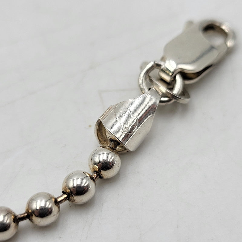 【中古品】【メンズ/レディース】  SAAD サード SV925 BALL CHAIN NECKLACE ボールチェーンネックレス アクセサリー 191-250112-as-03-izu カラー：シルバー 万代Net店