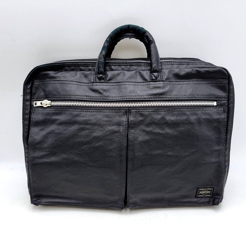 【現状渡し品】【メンズ】 PORTER ポーター FREESTYLE 2WAY BRIEF CASE フリースタイル 2WAY ブリーフケース バッグ カバン 鞄 188-250112-as-33-izu カラー：ブラック 万代Net店