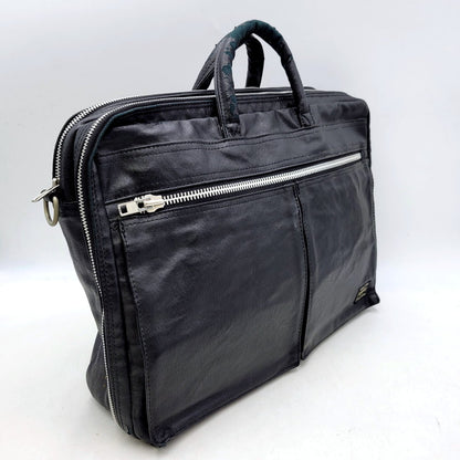 【現状渡し品】【メンズ】 PORTER ポーター FREESTYLE 2WAY BRIEF CASE フリースタイル 2WAY ブリーフケース バッグ カバン 鞄 188-250112-as-33-izu カラー：ブラック 万代Net店