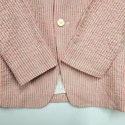 【中古美品】【メンズ】 TOMORROWLAND トゥモローランド 2B STRIPE TAILORED JACKET 62-07-01-07007-HN 2B ストライプ テーラードジャケット 140-250112-as-28-izu サイズ：34 カラー：マルチカラー 万代Net店