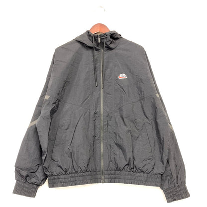 【中古品】【メンズ】 NIKE SB ナイキエスビー CU4436-010 WIND RUNNER HOODIE JACKET ウィンドランナーフーディ―ジャケット アウター 長袖 148-250115-ma-10-izu サイズ：L カラー：黒 万代Net店