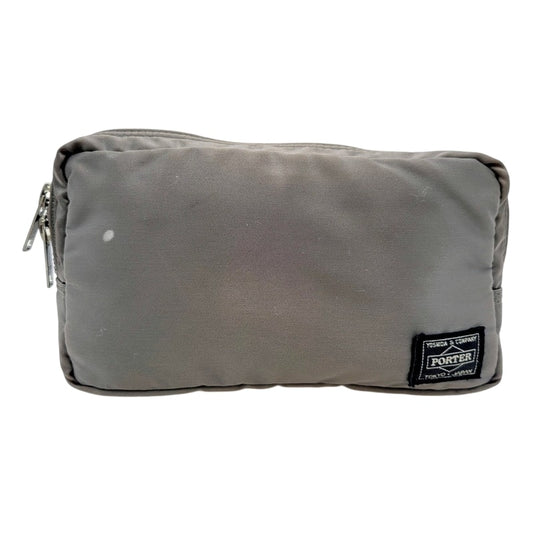 【中古品】【メンズ/レディース】 PORTER ポーター TANKER POUCH 622-67327 タンカー ポーチ カバン 188-250115-as-20-izu カラー：グレー 万代Net店