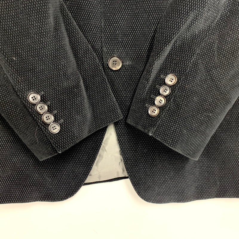 【中古品】【メンズ】 HUGO BOSS ヒューゴボス TAILORED JACKET テーラードジャケット アウター 長袖 141-250117-ma-21-izu サイズ：50 カラー：黒 万代Net店