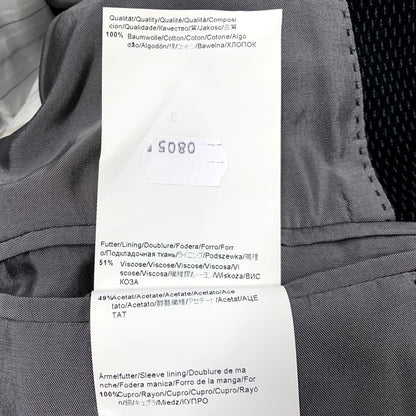 【中古品】【メンズ】 HUGO BOSS ヒューゴボス TAILORED JACKET テーラードジャケット アウター 長袖 141-250117-ma-21-izu サイズ：50 カラー：黒 万代Net店