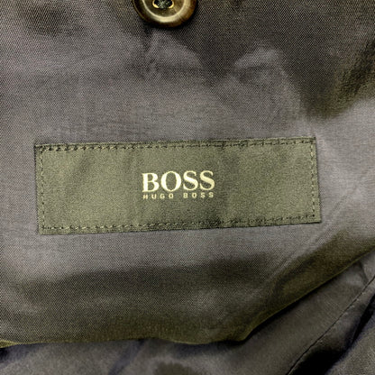 【中古品】【メンズ】 HUGO BOSS ヒューゴボス PURE LINEN TAILORED JACKET ピュアリネンテーラードジャケット アウター 長袖 141-250117-ma-22-izu サイズ：52 カラー：グレー系 万代Net店