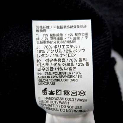 【中古品】【メンズ】 AS M NSW TP ENG KNIT SWEATER G FB7810-010 ニット セーター 長袖 トップス 148-250113-as-18-izu サイズ：XXL カラー：BLACK 万代Net店