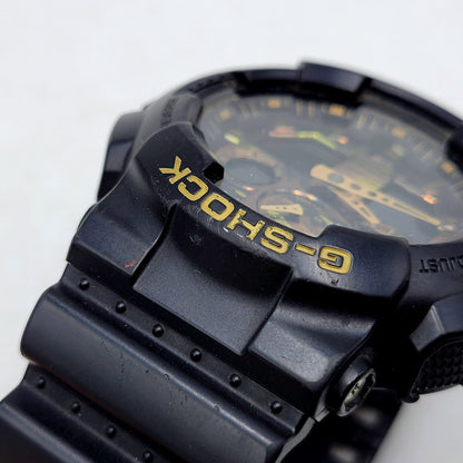 【中古品】【メンズ/レディース】 G-SHOCK ジーショック GA-100 SERIES ANALOG-DIGITAL WATCH GA-100CF  GA-100シリーズ アナログ デジタル 腕時計 196-250115-as-24-izu サイズ：55 × 51.2 × 16.9 mm カラー：ブラック 万代Net店