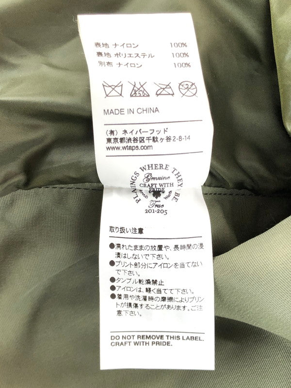 【中古品】【メンズ】 WTAPS ダブルタップス EX31 SNEAK COLLECTION NYLON TAFFETA TETRATEX 152LTDT-JKM01S スニークコレクション ナイロンタフタテトラテックス 142-251108-rt-05-tag サイズ：3 カラー：カーキ 万代Net店