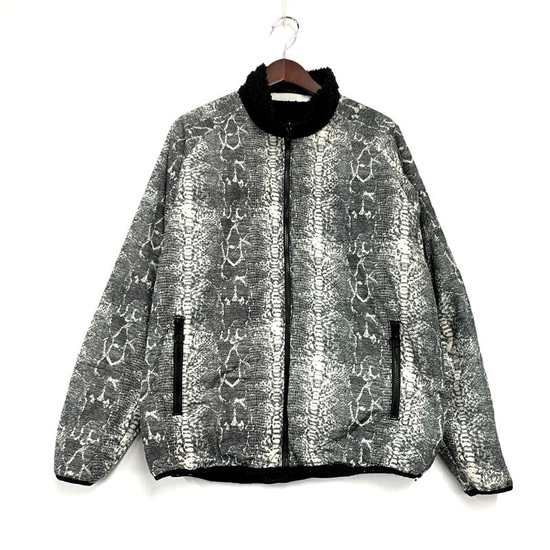 【中古品】【メンズ】  STAMPD スタンプド CARDIFF REVERSIBLE SHERPA JACKET カーディフ リバーシブル シェルパ ジャケット アウター 142-250115-as-14-izu サイズ：L カラー：ブラック系 万代Net店