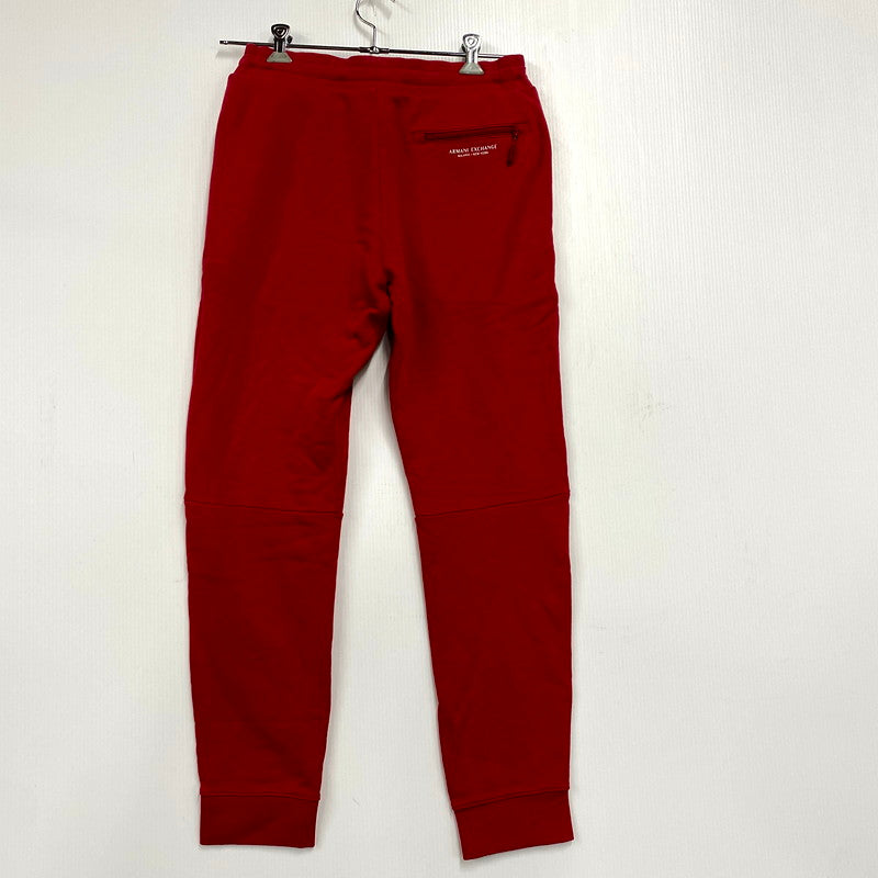 【中古品】【メンズ】 ARMANI EXCHANGE アルマーニエクスチェンジ 8NZP73 SWEAT PANTS スウェット パンツ ボトムス 152-250117-mm-15-izu サイズ：M カラー：レッド 赤 万代Net店