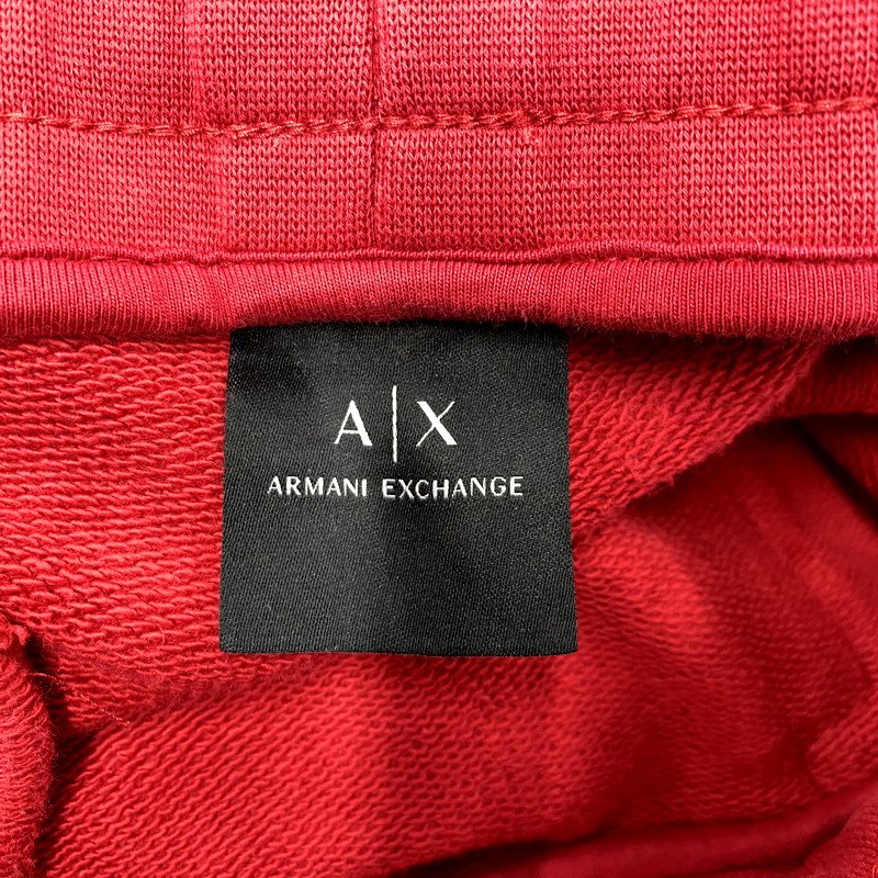 【中古品】【メンズ】 ARMANI EXCHANGE アルマーニエクスチェンジ 8NZP73 SWEAT PANTS スウェット パンツ ボトムス 152-250117-mm-15-izu サイズ：M カラー：レッド 赤 万代Net店