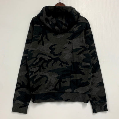 【中古品】【メンズ】 POLO RALPH LAUREN ポロ・ラルフローレン ZIP UP HOODED SWEATSHIRT DARK CAMO 0200001436 ジップアップ フーデッド スウェットシャツ ダークカモ パーカー 長袖 トップス 147-250118-as-07-izu サイズ：M カラー：グレー系 万代Net店