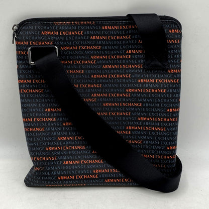 【中古品】【メンズ/レディース】 ARMANI EXCHANGE アルマーニエクスチェンジ LOGO SHOULDER BAG ロゴ ショルダー バッグ サコッシュ カバン 鞄 188-250117-mm-9-izu カラー：ブラック 黒 万代Net店