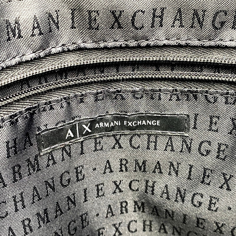 【中古品】【メンズ/レディース】 ARMANI EXCHANGE アルマーニエクスチェンジ LOGO SHOULDER BAG ロゴ ショルダー バッグ サコッシュ カバン 鞄 188-250117-mm-9-izu カラー：ブラック 黒 万代Net店