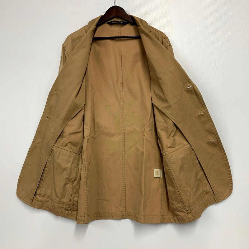 【中古品】【メンズ】 Polo by Ralph Lauren ポロバイラルフローレン 80-90S COTTON TAILORED JACKET JR-RL-YM-0892 コットン テーラードジャケット 三角タグ アウター 146-250118-as-03-izu サイズ：L カラー：ベージュ系 万代Net店