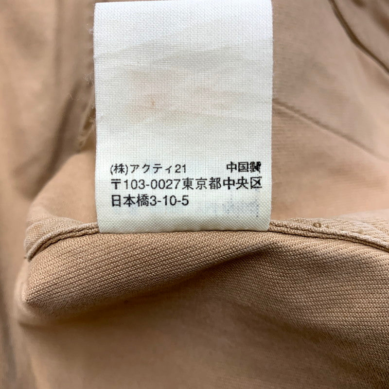 【中古品】【メンズ】 Polo by Ralph Lauren ポロバイラルフローレン 80-90S COTTON TAILORED JACKET JR-RL-YM-0892 コットン テーラードジャケット 三角タグ アウター 146-250118-as-03-izu サイズ：L カラー：ベージュ系 万代Net店