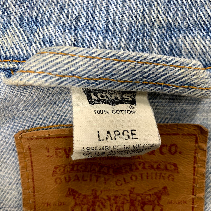 【中古品】【メンズ】 Levi's リーバイス 90S DENIM JACKET 70598-4834 デニムジャケット 1992年製 アウター 146-250118-as-02-izu サイズ：L カラー：ライトインディゴ 万代Net店