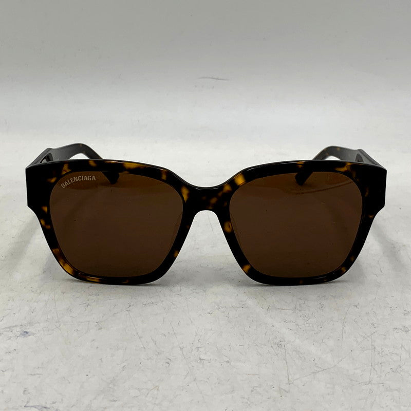 【中古品】【メンズ/レディース】 BALENCIAGA バレンシアガ SUNGLASSES BB0215SA サングラス 183-250116-as-12-izu サイズ：56口17-145 カラー：ブラウン 万代Net店