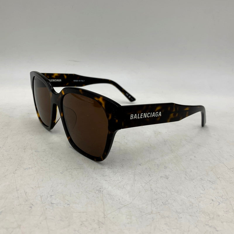 【中古品】【メンズ/レディース】 BALENCIAGA バレンシアガ SUNGLASSES BB0215SA サングラス 183-250116-as-12-izu サイズ：56口17-145 カラー：ブラウン 万代Net店