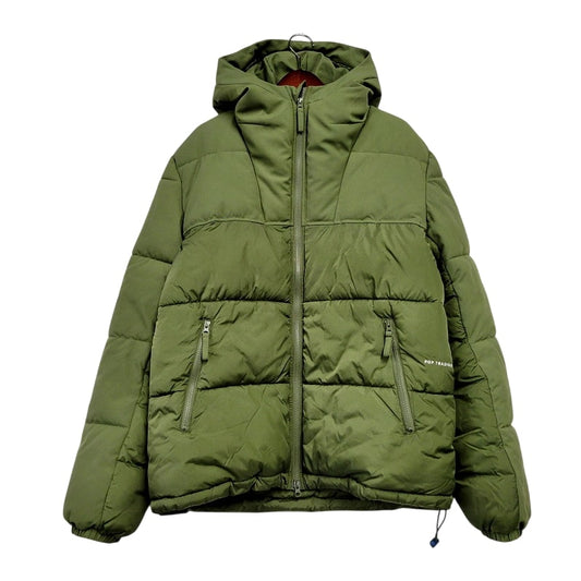 【中古品】【メンズ】  POP TRADING COMPANY ポップトレーディングカンパニー ALEX PUFFER JACKET アレックスパファージャケット ダウン アウター 142-250116-as-05-izu サイズ：L カラー：グリーン 万代Net店