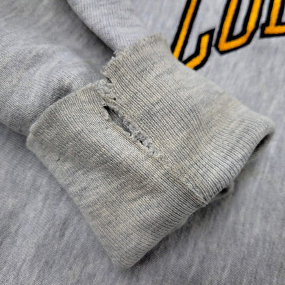 【現状渡し品】【メンズ】 Champion チャンピオン 90S COLORADO REVERSE WEAVE SWEATSHIRT リバース ウィーブ スウェットシャツ USA製 トレーナー 長袖 トップス 146-250116-as-09-izu サイズ：XL カラー：ライトグレー 万代Net店