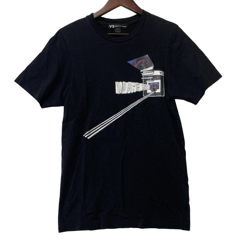 【中古品】【メンズ】 Y-3 ワイスリー CD5599 T-SHIRT Tシャツ トップス 半袖 140-250627-ma-11-izu サイズ：XS カラー：ブラック 万代Net店