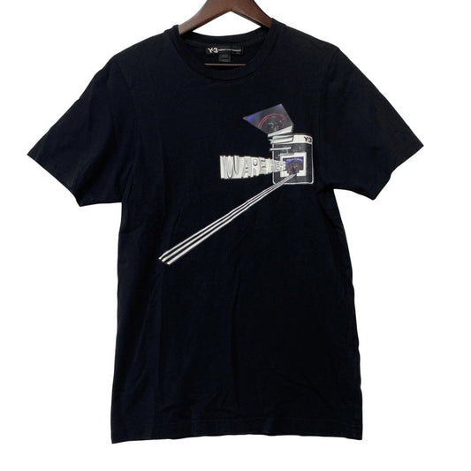 【中古品】【メンズ】 Y-3 ワイスリー CD5599 T-SHIRT Tシャツ トップス 半袖 140-250627-ma-11-izu サイズ：XS カラー：ブラック 万代Net店