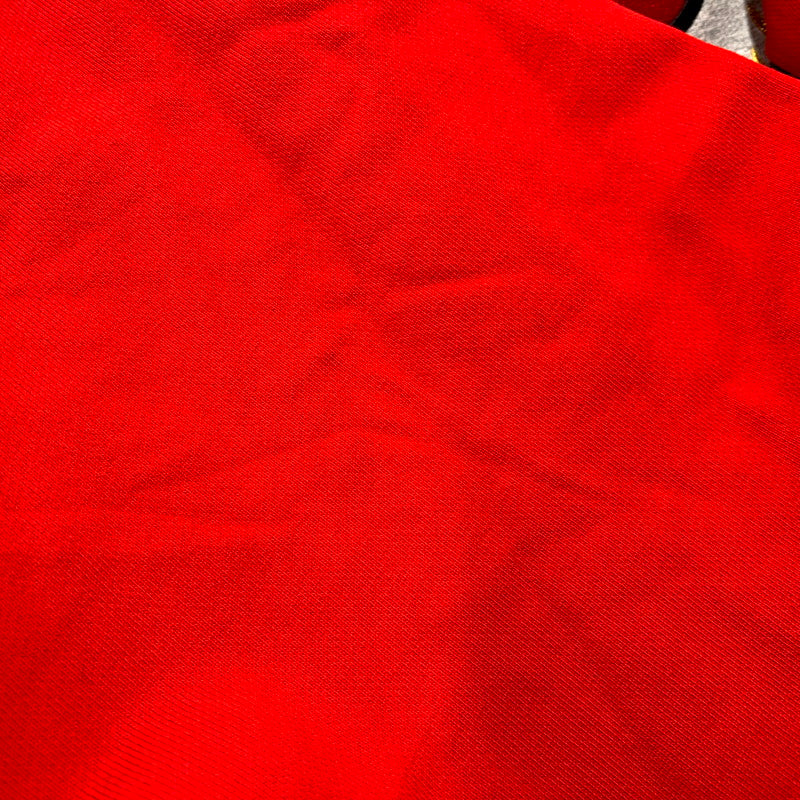 【中古美品】【メンズ】 BREATH ブレス BR23A-C5003 23AW TWO TONE EMBROIDERY HOODIE ツートーンエンブロイダリーフーディ― トップス パーカー 長袖 142-250117-ma-02-izu サイズ：M カラー：赤/グレー 万代Net店