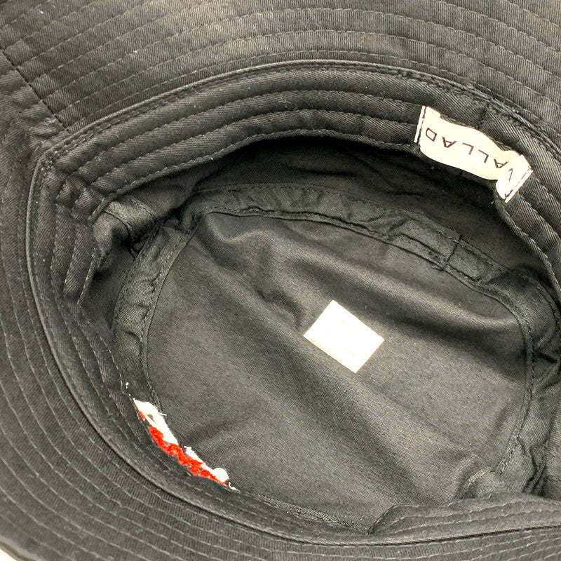 【中古品】【メンズ/レディース】  VALLAD バラッド 23AW VALLADSTUDIO 33 BUCKET HAT バラッドスタジオ33バケットハット 帽子 ハット 服飾雑貨 185-250119-ma-23-izu サイズ：S-M カラー：BLACK 万代Net店