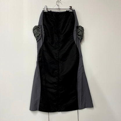 【中古品】【レディース】  OJOS オホス POCKET BAG LONG SKIRT ポケットバッグロングスカート 171-250121-as-25-izu サイズ：2 カラー：ブラック×グレー 万代Net店