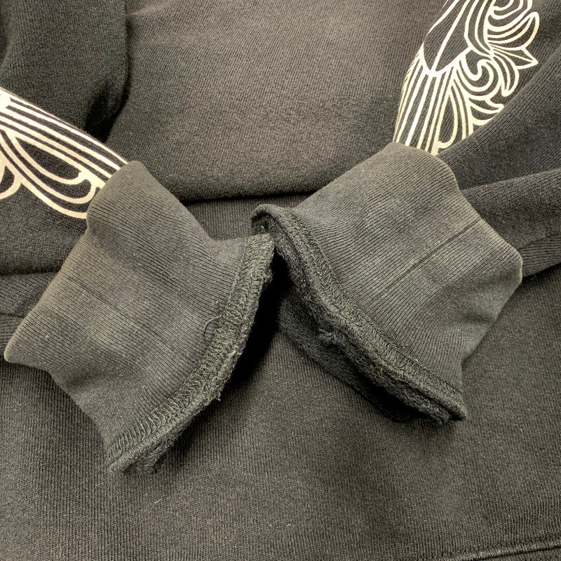 【中古品】【メンズ】 CHROME HEARTS×MATTY BOY クロムハーツ×マッティボーイ P U PLVR P191A 99E CHMPR スウェット トップス 長袖 190-250117-ma-01-izu サイズ：XL カラー：黒 万代Net店