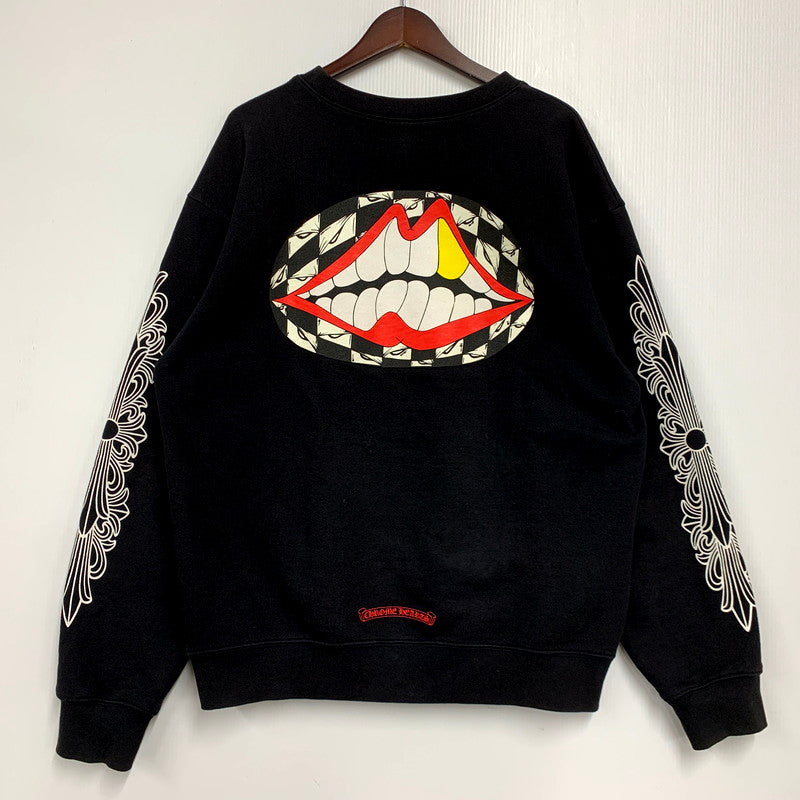 【中古品】【メンズ】 CHROME HEARTS×MATTY BOY クロムハーツ×マッティボーイ P U PLVR P191A 99E CHMPR スウェット トップス 長袖 190-250117-ma-01-izu サイズ：XL カラー：黒 万代Net店