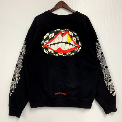 【中古品】【メンズ】 CHROME HEARTS×MATTY BOY クロムハーツ×マッティボーイ P U PLVR P191A 99E CHMPR スウェット トップス 長袖 190-250117-ma-01-izu サイズ：XL カラー：黒 万代Net店