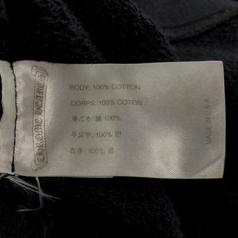 【中古品】【メンズ】 CHROME HEARTS×MATTY BOY クロムハーツ×マッティボーイ P U PLVR P191A 99E CHMPR スウェット トップス 長袖 190-250117-ma-01-izu サイズ：XL カラー：黒 万代Net店