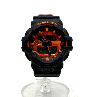 【中古品】【メンズ/レディース】 G-SHOCK ジーショック ANALOG-DIGITAL WATCH GA-700BR アナログ デジタル 腕時計 196-250118-as-11-izu カラー：オレンジ×ブラック 万代Net店