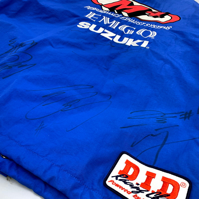 【中古品】【メンズ】  SUZUKI スズキ RACING JACKET レーシングジャケット アウター 長袖 146-250118-ma-02-izu サイズ：L カラー：青 万代Net店