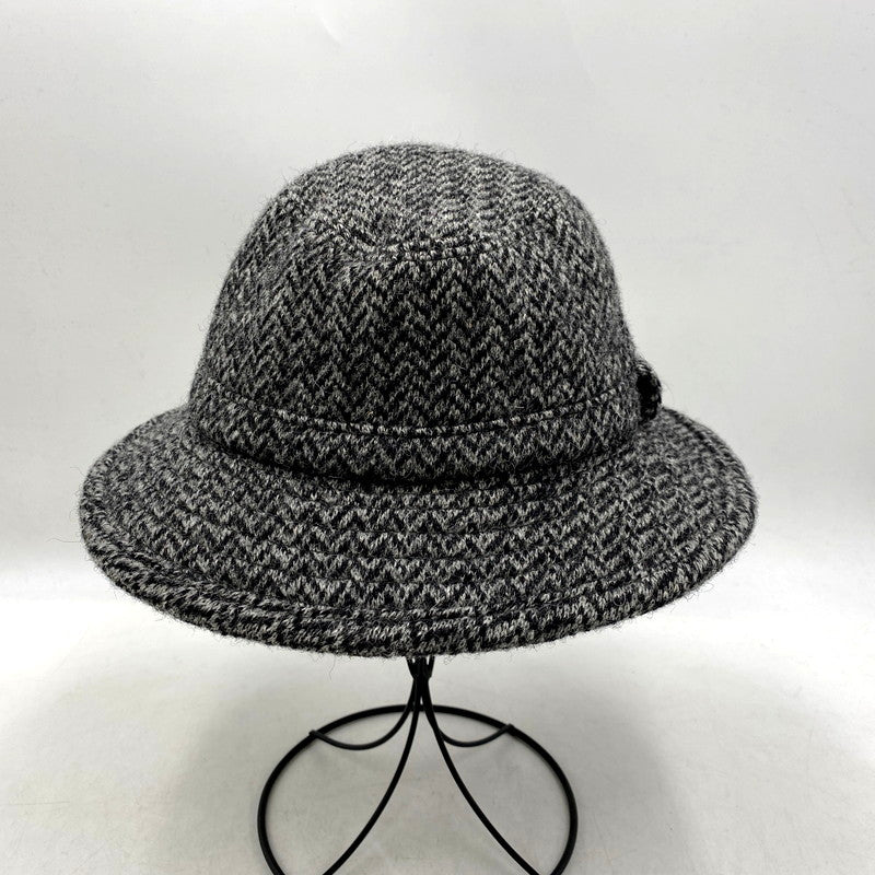 【中古美品】【メンズ/レディース】  45R フォーティファイブ・アール WOOL TWEED HAT 81090043 ウール ツイード ハット 帽子 185-250118-as-12-izu サイズ：01 カラー：グレー系 万代Net店