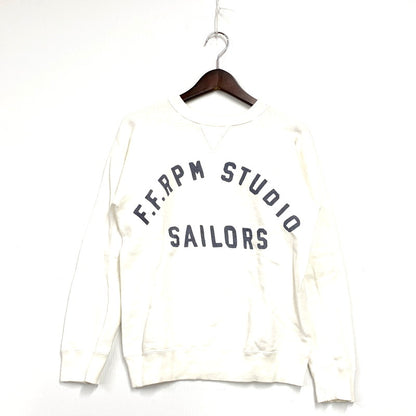 【中古品】【レディース】 45R フォーティーファイブアール 61070073 葉山ものがたり モントックン刺繍ベタッチプリントの908裏毛クルー トップス スウェット 長袖 168-250118-ma-04-izu サイズ：01 カラー：白 万代Net店