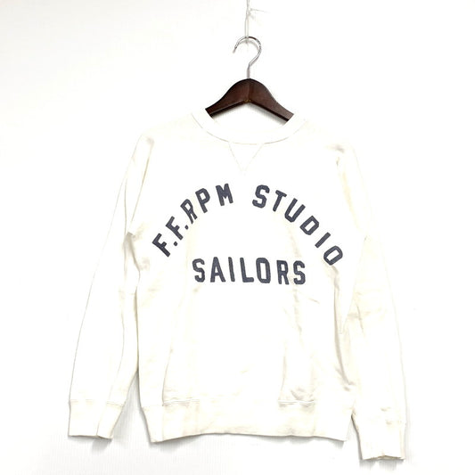 【中古品】【レディース】 45R フォーティーファイブアール 61070073 葉山ものがたり モントックン刺繍ベタッチプリントの908裏毛クルー トップス スウェット 長袖 168-250118-ma-04-izu サイズ：01 カラー：白 万代Net店